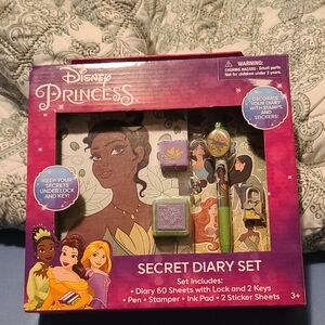 Disney Princess Secret Diary Set - Purple and Green
